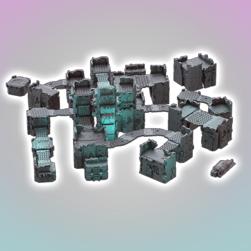 Lost Colony: Survivor Outpost - Sci-Fi Grimdark Miniatures by Saucermen Studios, Wargame Scale 3D Printed - photo 5