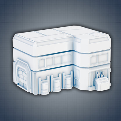 Sci-fi Building: BUNDLE - Sci-Fi Grimdark Miniatures by Saucermen Studios, Wargame Scale 3D Printed - photo 2