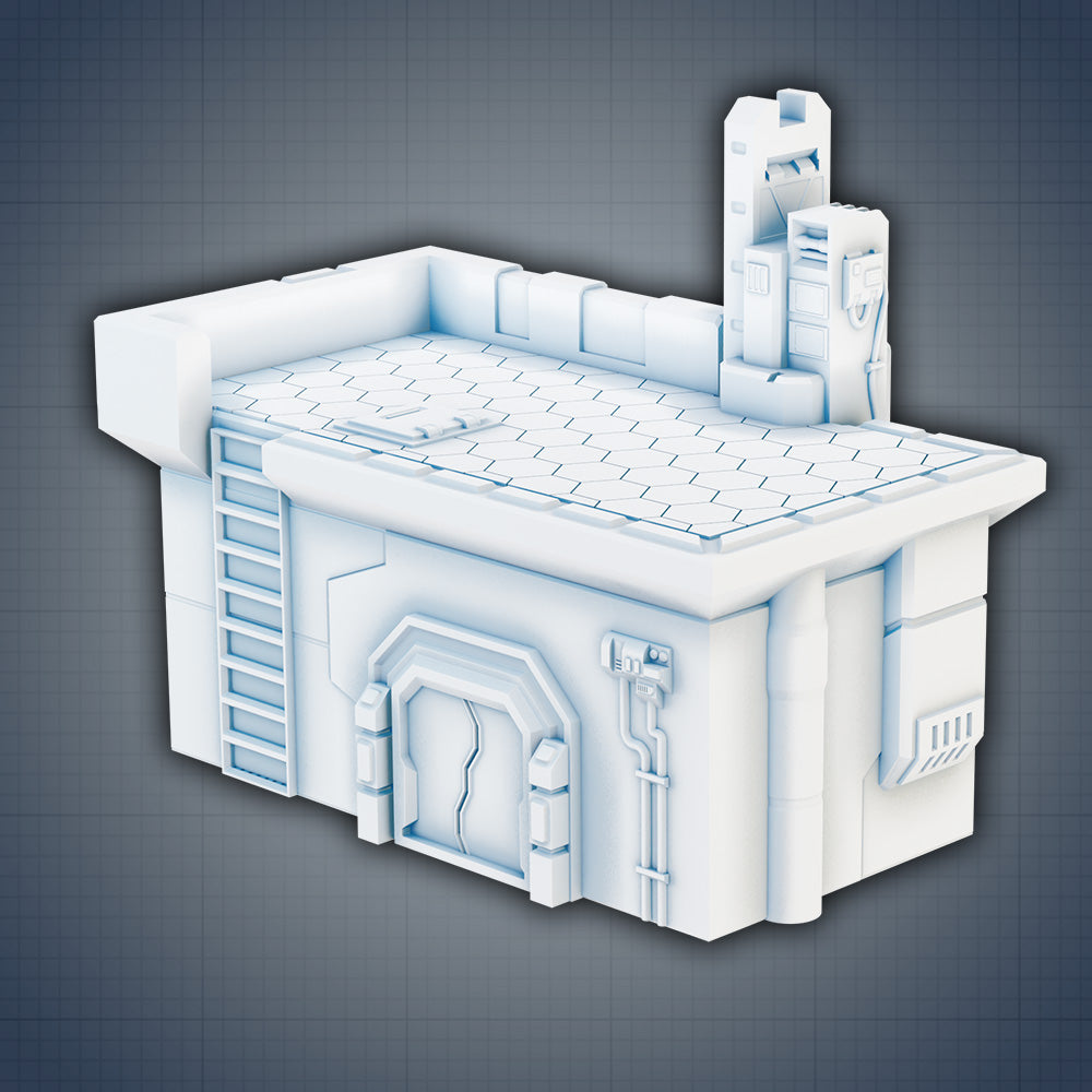 Sci-fi Building: BUNDLE - Sci-Fi Grimdark Miniatures by Saucermen Studios, Wargame Scale 3D Printed - photo 4