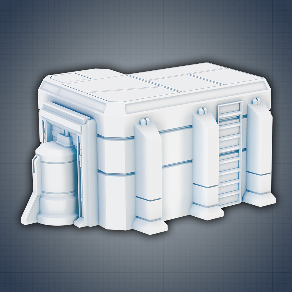 Sci-fi Building: BUNDLE - Sci-Fi Grimdark Miniatures by Saucermen Studios, Wargame Scale 3D Printed - photo 6