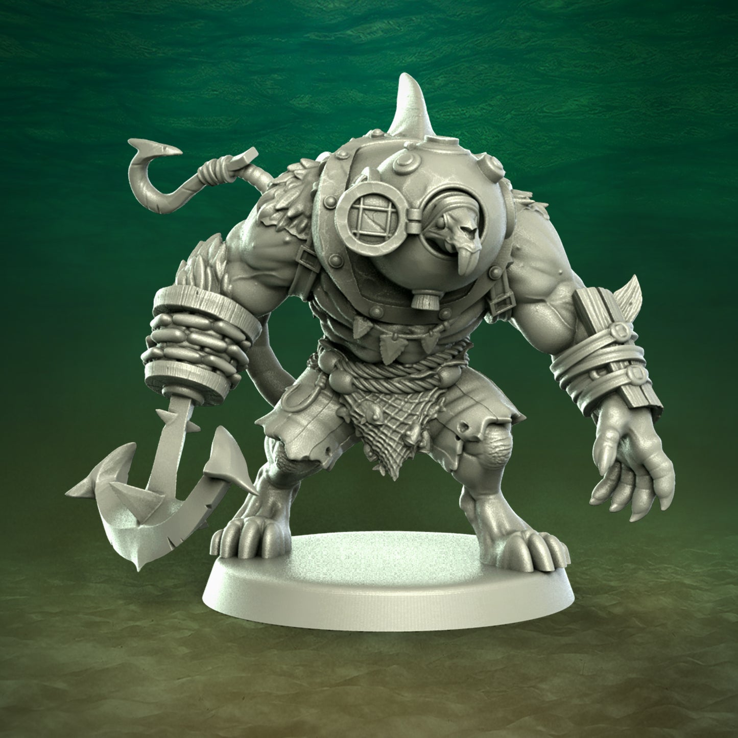 Cursed Rat Ogre by Punga Miniatures - Wargame Scale 3D Printed Miniature