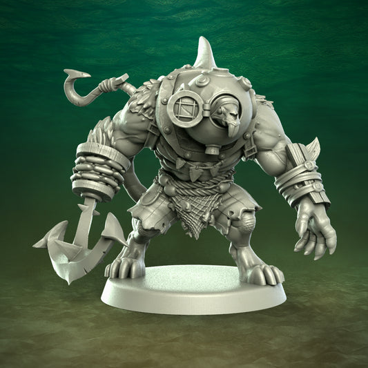 Cursed Rat Ogre by Punga Miniatures - Wargame Scale 3D Printed Miniature