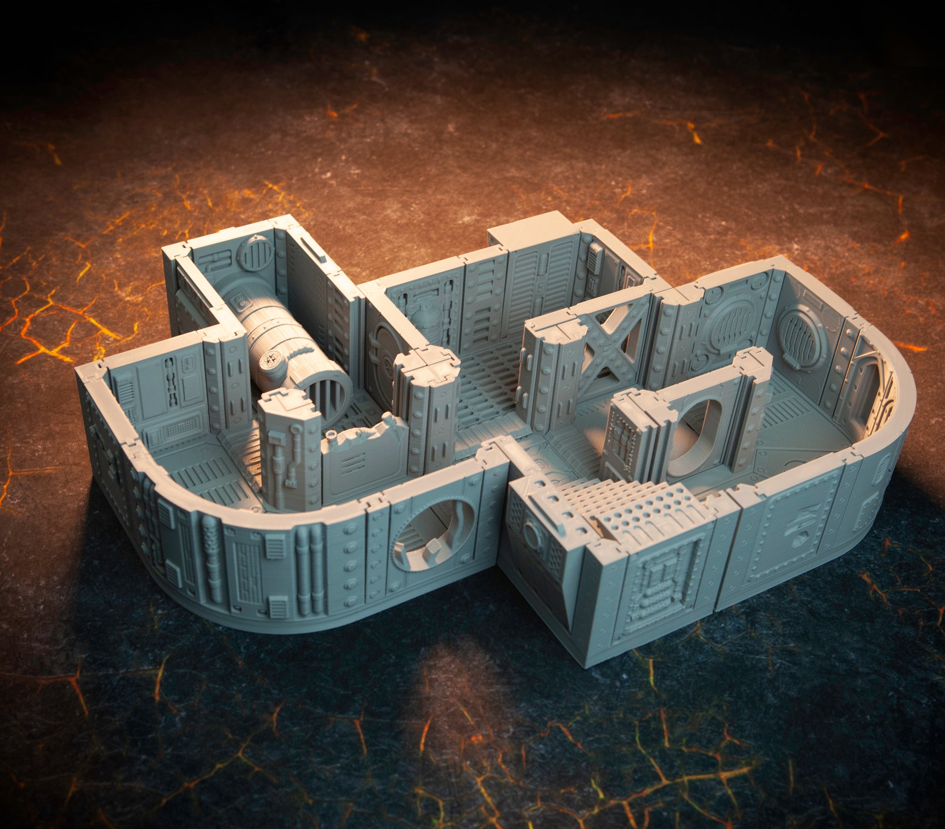 Flatline City: Underground Tunnels / Sewers - Sci-Fi Grimdark Miniatures by Saucermen Studios, Wargame Scale 3D Printed - photo 3