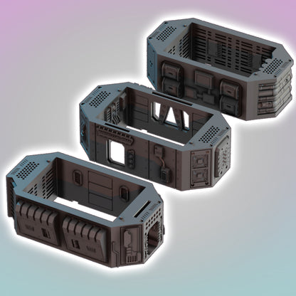 Flatline City - Science & Research Facility - Sci-Fi Grimdark Miniatures by Saucermen Studios, Wargame Scale 3D Printed - photo 6