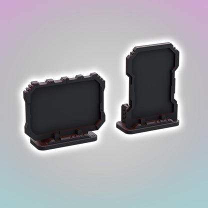 Flatline City: Second Wave - Freestanding Billboards - Sci-Fi Grimdark Miniatures by Saucermen Studios, Wargame Scale 3D Printed