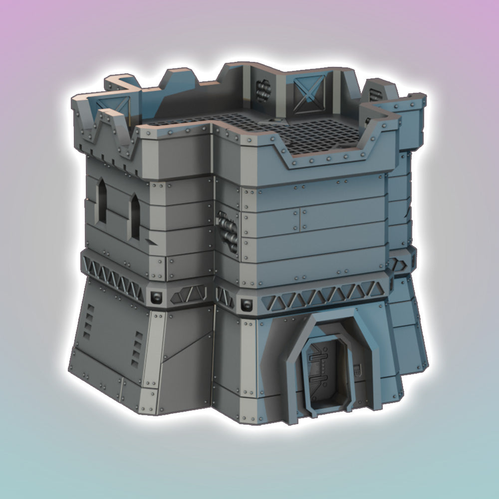 Flatline City: Second Wave - Battle Precinct - Sci-Fi Grimdark Miniatures by Saucermen Studios, Wargame Scale 3D Printed