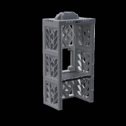 Flatline City: Second Wave - Industrial Elevator - Sci-Fi Grimdark Miniatures by Saucermen Studios, Wargame Scale 3D Printed - photo 3