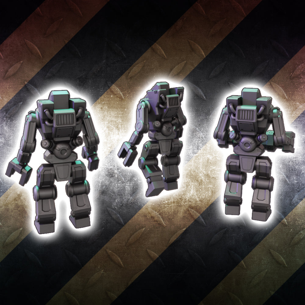 Lifter Mech Droids - Sci-Fi Grimdark Miniatures by Saucermen Studios, Wargame Scale 3D Printed - photo 2