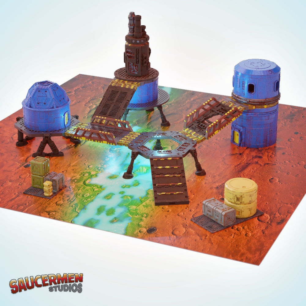 Wasteland Skirmish STL Bundle - Sci-Fi Grimdark Miniatures by Saucermen Studios, Wargame Scale 3D Printed