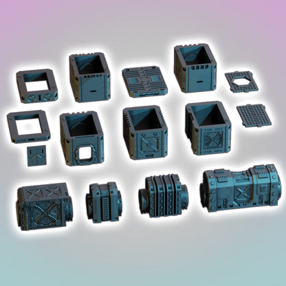 Ultimate Pipeline BUNDLE - Sci-Fi Grimdark Miniatures by Saucermen Studios, Wargame Scale 3D Printed - photo 3