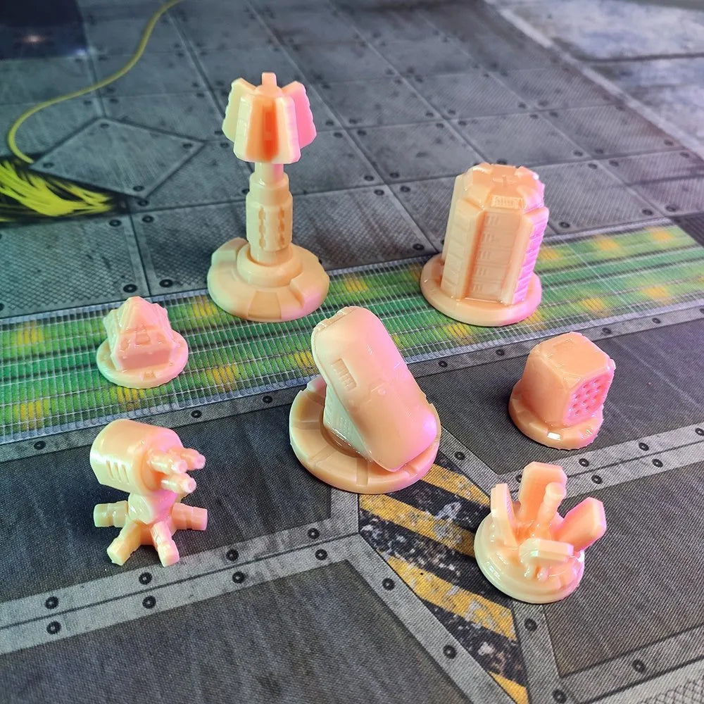 Infinity Tokens and Objectives - Sci-Fi Grimdark Miniatures by Saucermen Studios, Wargame Scale 3D Printed - photo 2