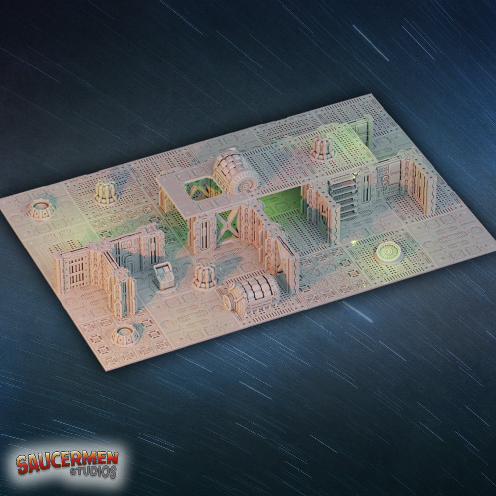 Ship Assault: Lower Decks – Expansion - Sci-Fi Grimdark Miniatures by Saucermen Studios, Wargame Scale 3D Printed