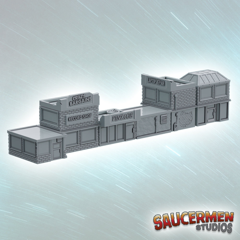Modern Buildings – Shop BUNDLE - Sci-Fi Grimdark Miniatures by Saucermen Studios, Wargame Scale 3D Printed