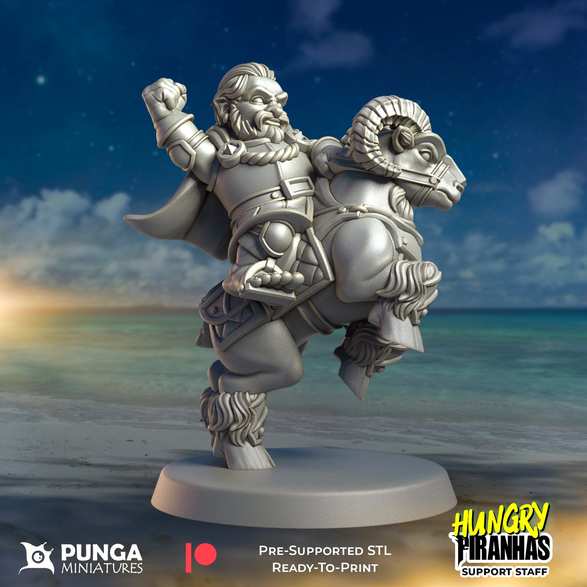 Ramil Rider Star Player by Punga Miniatures - Wargame Scale 3D Printed Miniature