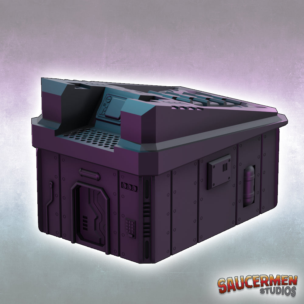 Flatline City – Droid Bar - Sci-Fi Grimdark Miniatures by Saucermen Studios, Wargame Scale 3D Printed - photo 4