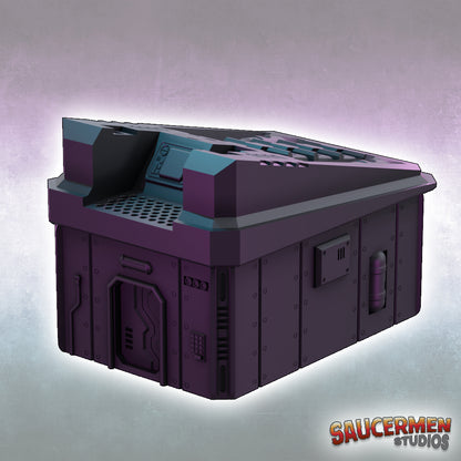Flatline City – Droid Bar - Sci-Fi Grimdark Miniatures by Saucermen Studios, Wargame Scale 3D Printed - photo 4