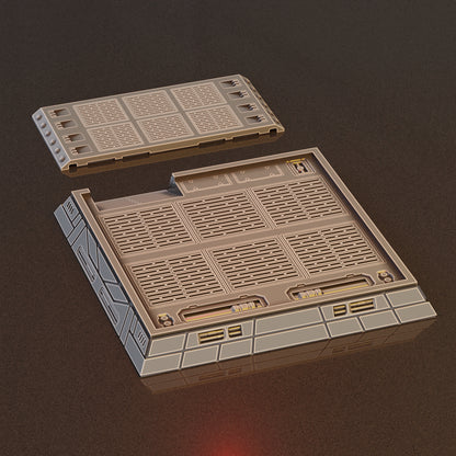 Cargo Platform - Sci-Fi Grimdark Miniatures by Saucermen Studios, Wargame Scale 3D Printed - photo 2