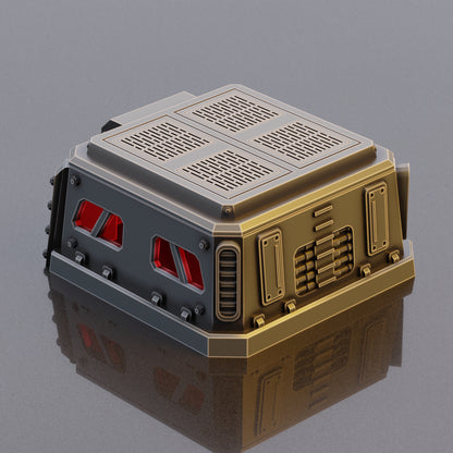 Defence Bunker - Sci-Fi Grimdark Miniatures by Saucermen Studios, Wargame Scale 3D Printed - photo 2