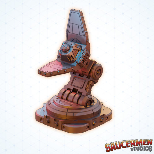 Comms Radar Array - Sci-Fi Grimdark Miniatures by Saucermen Studios, Wargame Scale 3D Printed