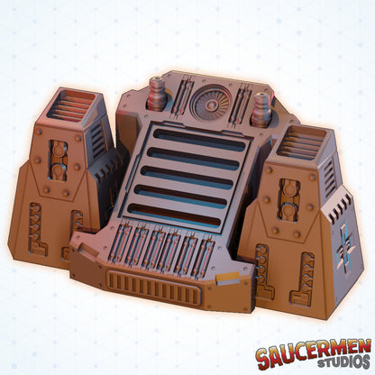 Air Purifiers - Sci-Fi Grimdark Miniatures by Saucermen Studios, Wargame Scale 3D Printed
