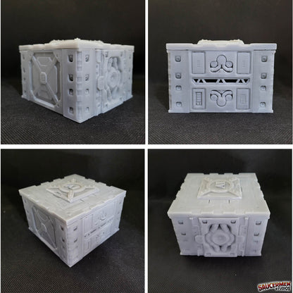Zectonium Prison Mines – Core Set - Sci-Fi Grimdark Miniatures by Saucermen Studios, Wargame Scale 3D Printed - photo 2