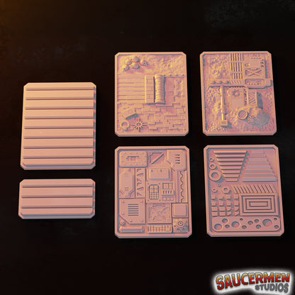 Texture Palette – ESSENTIAL BUNDLE! - Sci-Fi Grimdark Miniatures by Saucermen Studios, Wargame Scale 3D Printed - photo 3