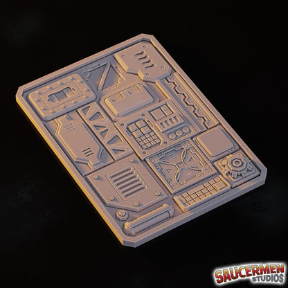 Texture Palette – ESSENTIAL BUNDLE! - Sci-Fi Grimdark Miniatures by Saucermen Studios, Wargame Scale 3D Printed - photo 5