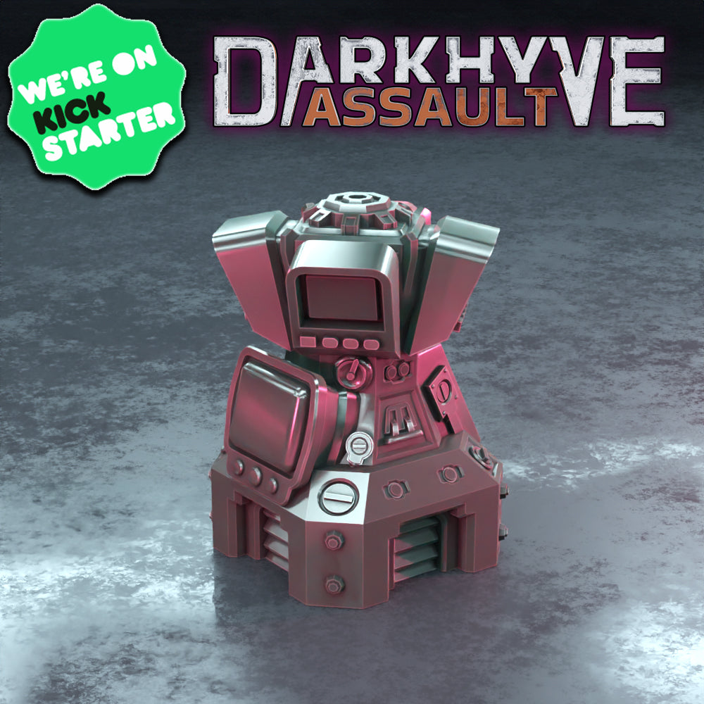 DarkHyve Assault: System Terminals - Sci-Fi Grimdark Miniatures by Saucermen Studios, Wargame Scale 3D Printed