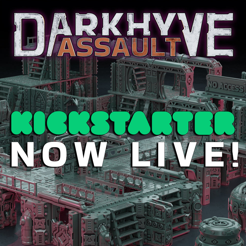 DarkHyve Assault: System Terminals - Sci-Fi Grimdark Miniatures by Saucermen Studios, Wargame Scale 3D Printed - photo 6