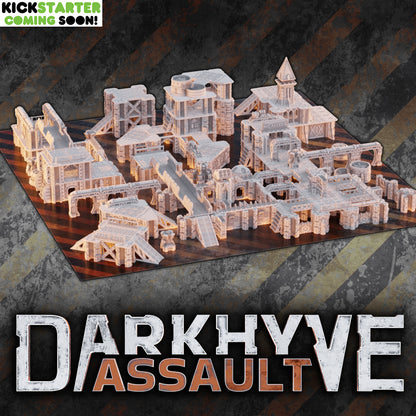DarkHyve Assault: System Terminals - Sci-Fi Grimdark Miniatures by Saucermen Studios, Wargame Scale 3D Printed - photo 7
