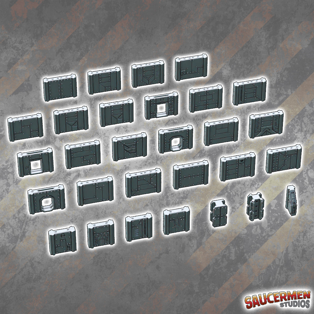 DarkHyve Assault – Blast Plating Theme - Sci-Fi Grimdark Miniatures by Saucermen Studios, Wargame Scale 3D Printed - photo 2