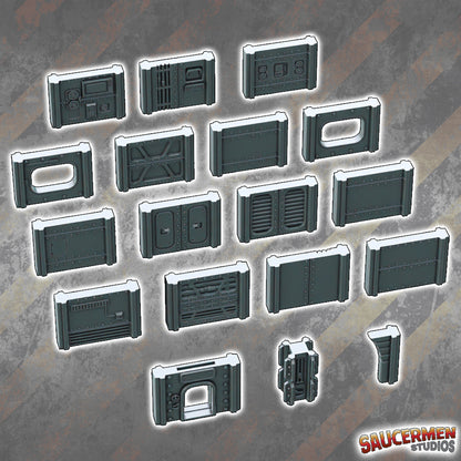 DarkHyve Assault – Retro Vaults Theme - Sci-Fi Grimdark Miniatures by Saucermen Studios, Wargame Scale 3D Printed - photo 2