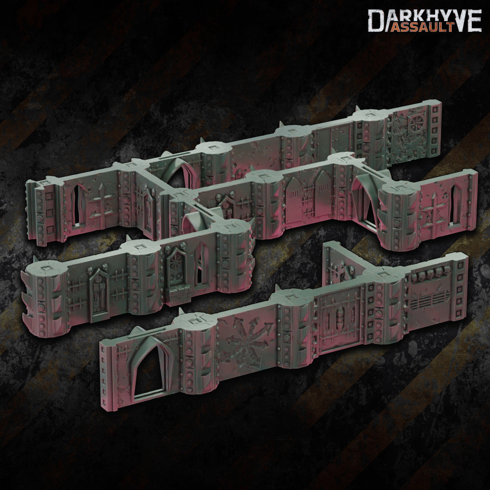 DarkHyve Assault – Hidden Cult Theme - Sci-Fi Grimdark Miniatures by Saucermen Studios, Wargame Scale 3D Printed