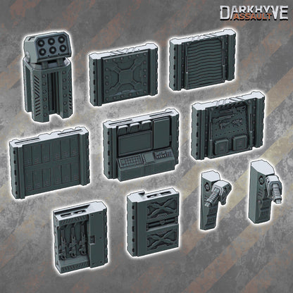DarkHyve Assault – Secure Area - Sci-Fi Grimdark Miniatures by Saucermen Studios, Wargame Scale 3D Printed - photo 2