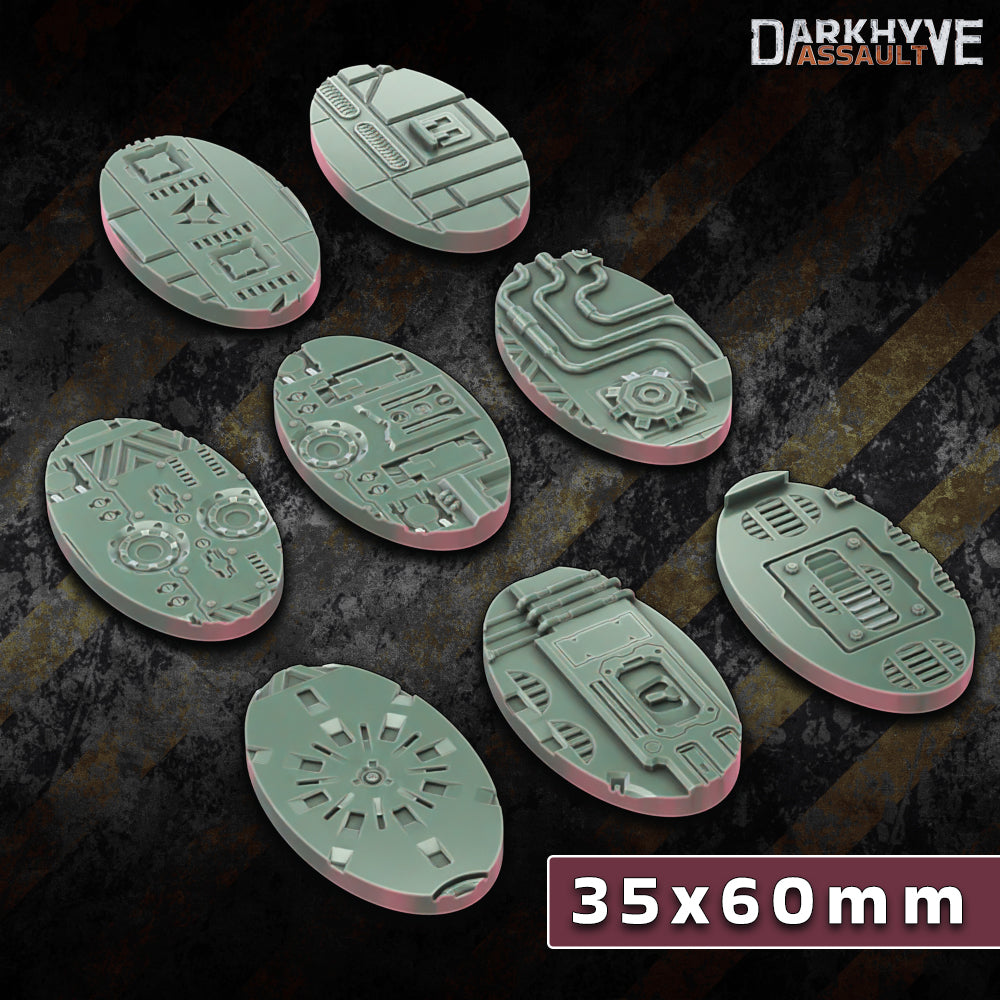 DarkHyve Assault Sci-fi Bases 25-70mm BUNDLE - Sci-Fi Grimdark Miniatures by Saucermen Studios, Wargame Scale 3D Printed - photo 9