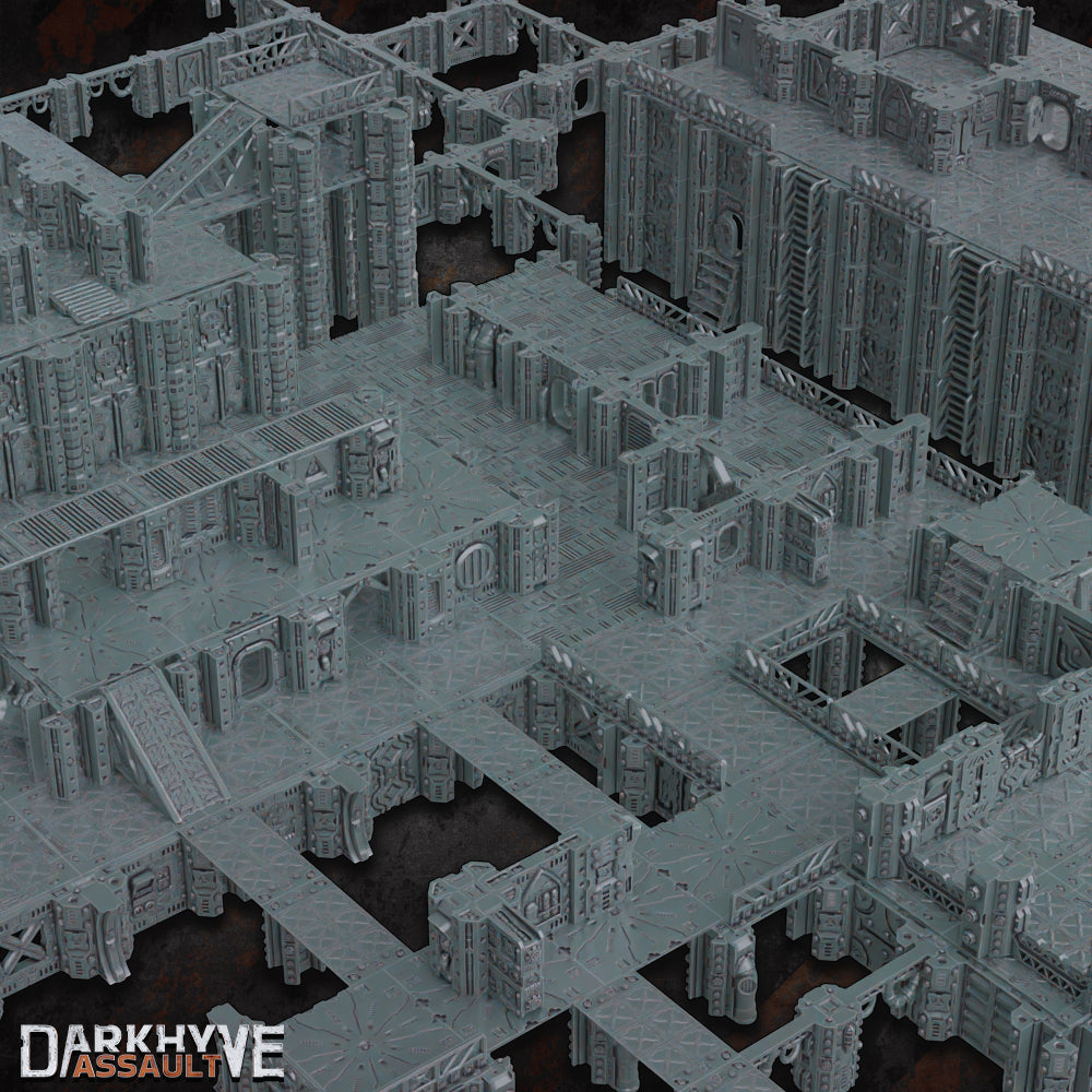 DarkHyve Assault – Core Set - Sci-Fi Grimdark Miniatures by Saucermen Studios, Wargame Scale 3D Printed