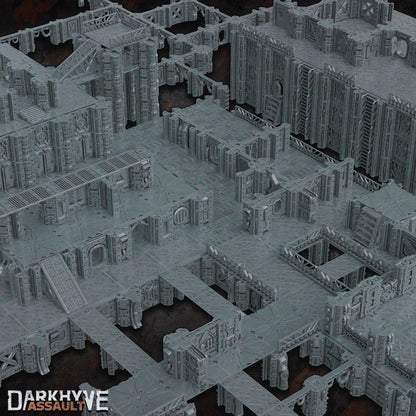 DarkHyve Assault – Core Set - Sci-Fi Grimdark Miniatures by Saucermen Studios, Wargame Scale 3D Printed