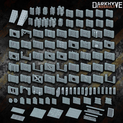 DarkHyve Assault – Core Set - Sci-Fi Grimdark Miniatures by Saucermen Studios, Wargame Scale 3D Printed - photo 2