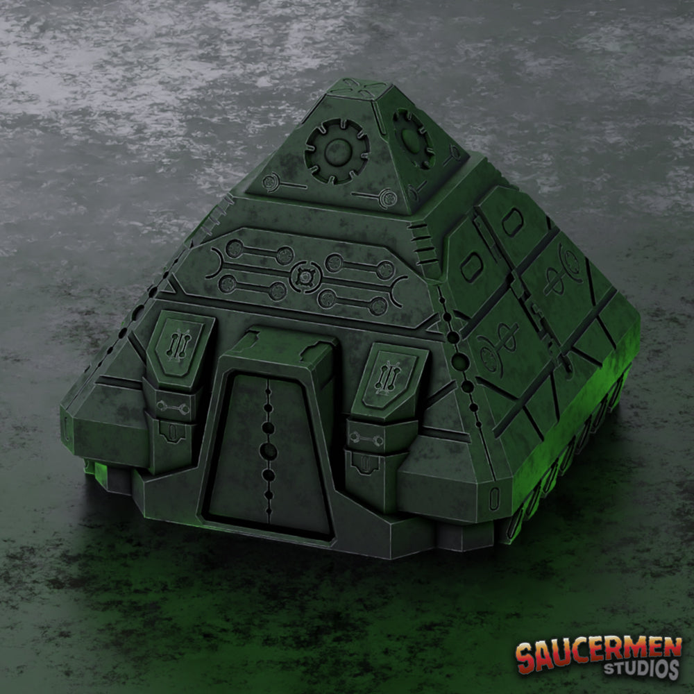 Ancient Alien Pyramid - Sci-Fi Grimdark Miniatures by Saucermen Studios, Wargame Scale 3D Printed