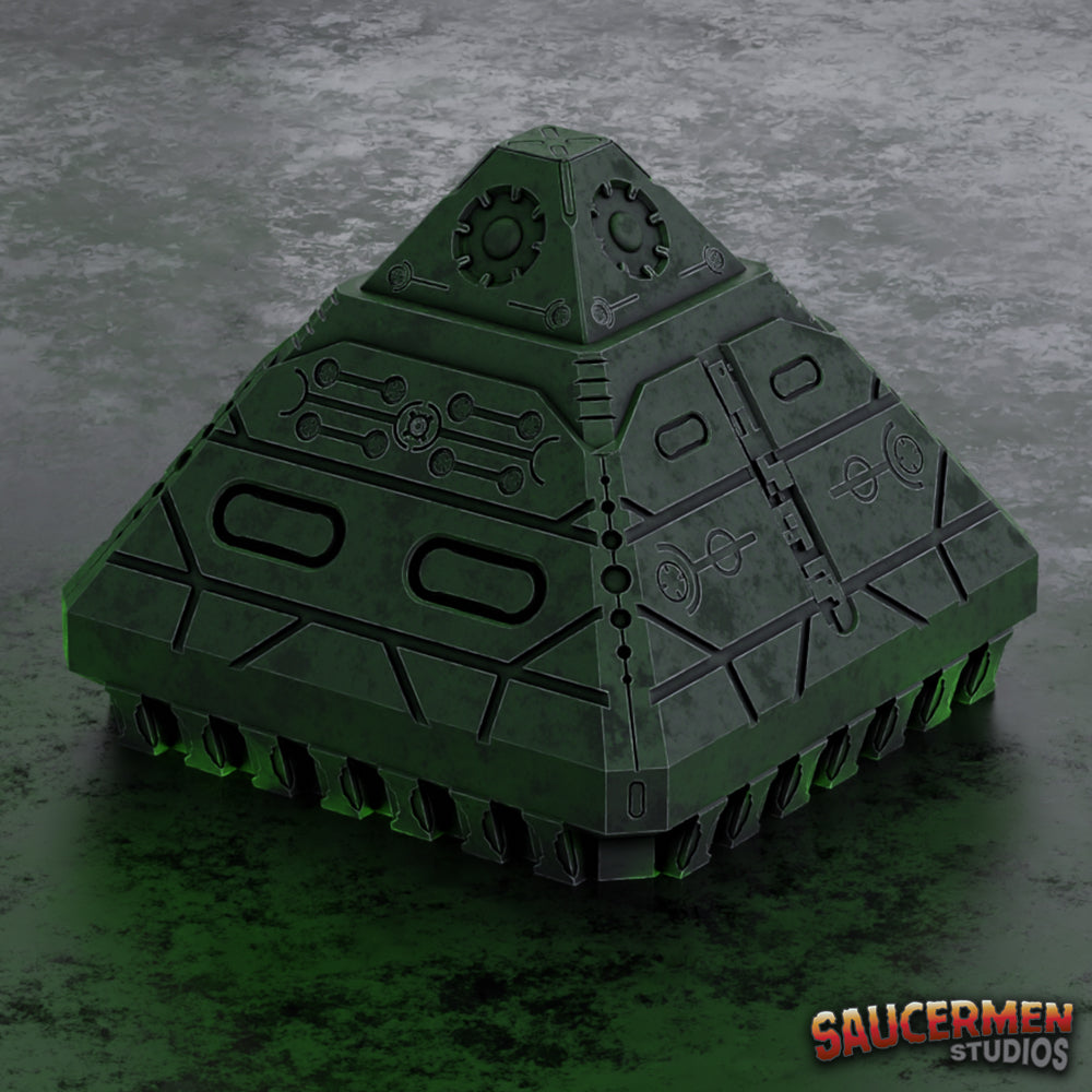 Ancient Alien Pyramid - Sci-Fi Grimdark Miniatures by Saucermen Studios, Wargame Scale 3D Printed - photo 2