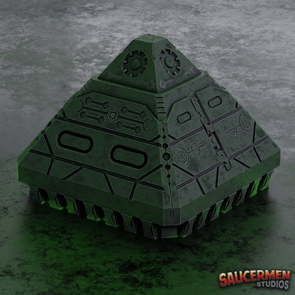 Ancient Alien Pyramid - Sci-Fi Grimdark Miniatures by Saucermen Studios, Wargame Scale 3D Printed - photo 2