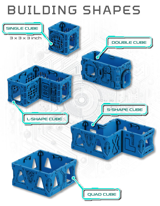 Grid City - Core Set - Sci-Fi Grimdark Miniatures by Saucermen Studios, Wargame Scale 3D Printed - photo 2