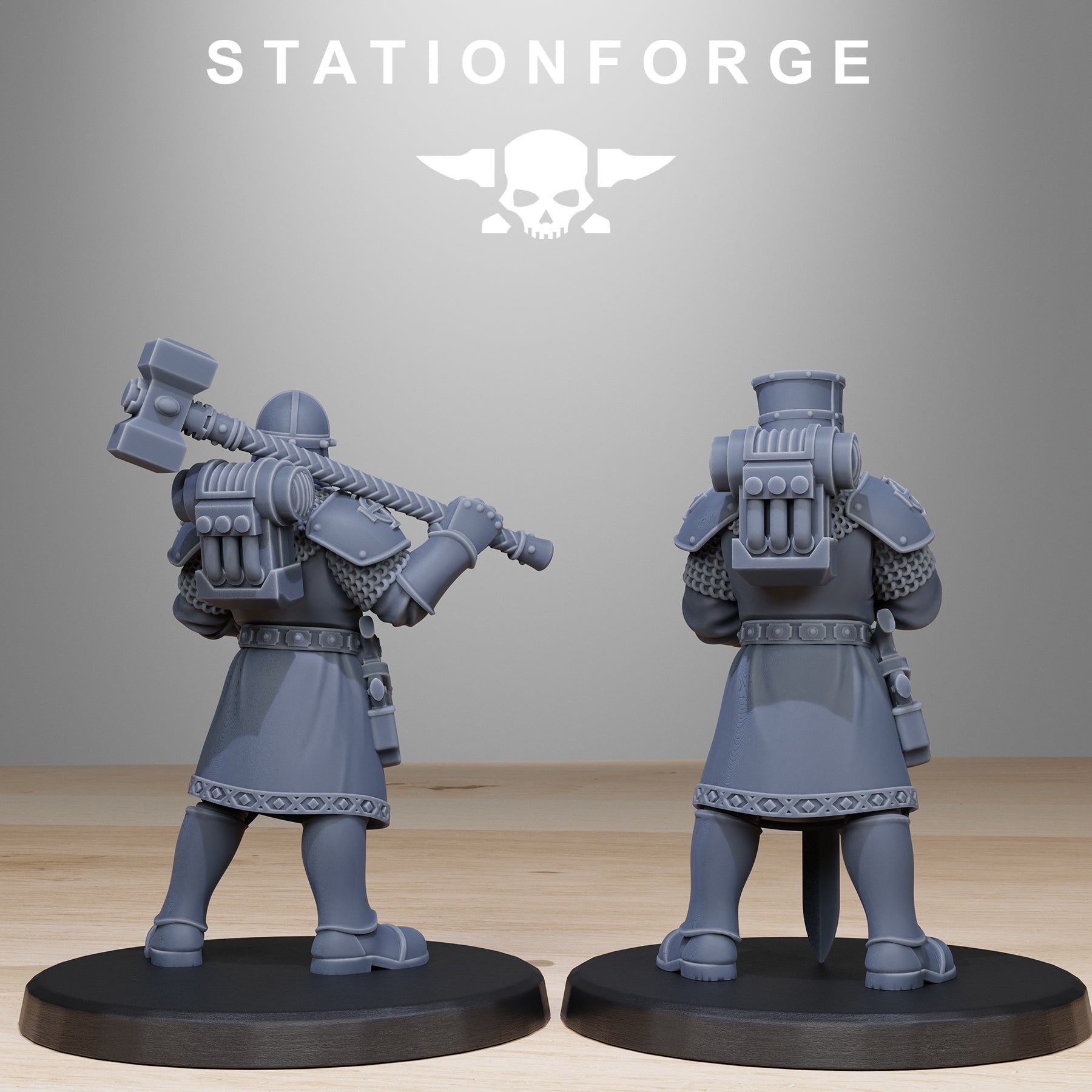 Vodalites Melee Infantry, Modular Sci-Fi Miniatures by STATIONFORGE, Grimdark Wargames Proxy - photo 6