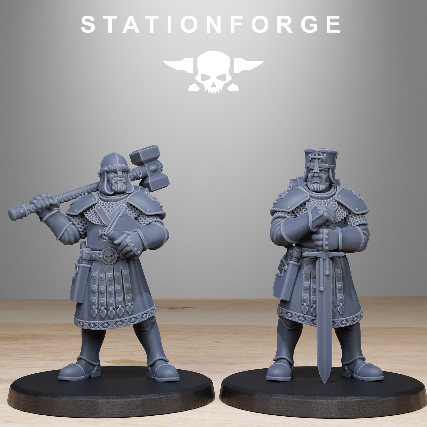 Vodalites Melee Infantry, Modular Sci-Fi Miniatures by STATIONFORGE, Grimdark Wargames Proxy - photo 7