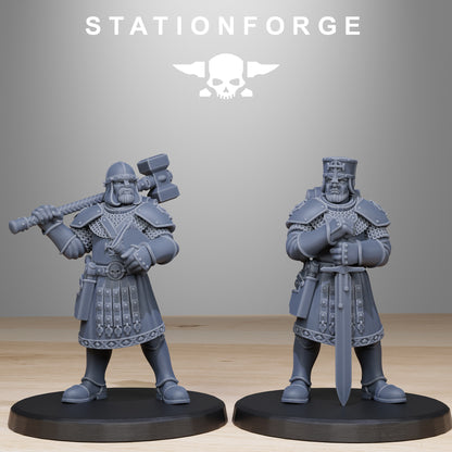Vodalites Melee Infantry, Modular Sci-Fi Miniatures by STATIONFORGE, Grimdark Wargames Proxy - photo 7
