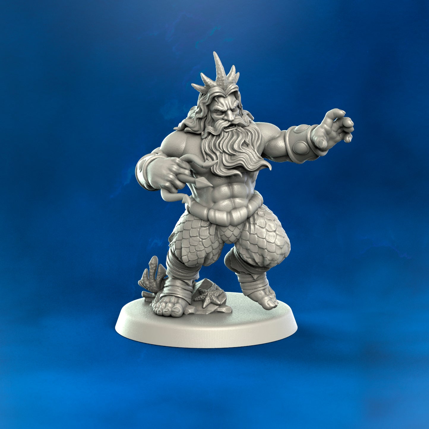 Star Player Triton by Punga Miniatures - Wargame Scale 3D Printed Miniature