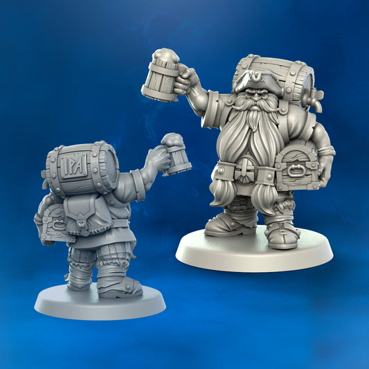 Master Brewer by Punga Miniatures - Wargame Scale 3D Printed Miniature