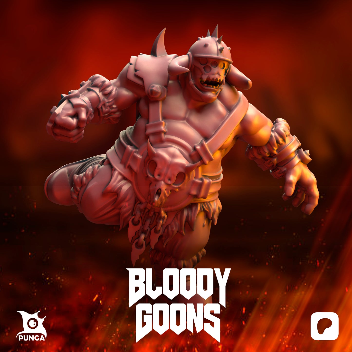 Bloody Ogre Star Player by Punga Miniatures - Wargame Scale 3D Printed Miniature