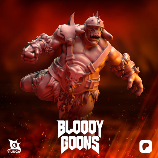 Bloody Ogre Star Player by Punga Miniatures - Wargame Scale 3D Printed Miniature