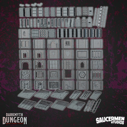 DarkMyth Dungeon - Core Set - Sci-Fi Grimdark Miniatures by Saucermen Studios, Wargame Scale 3D Printed - photo 2